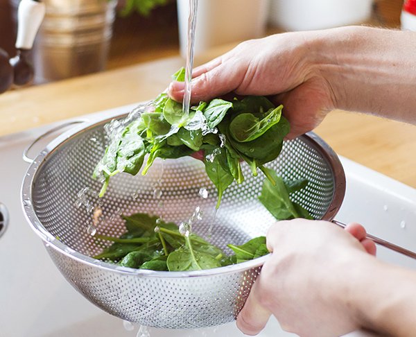 Cleaning Produce with Kangen Water®